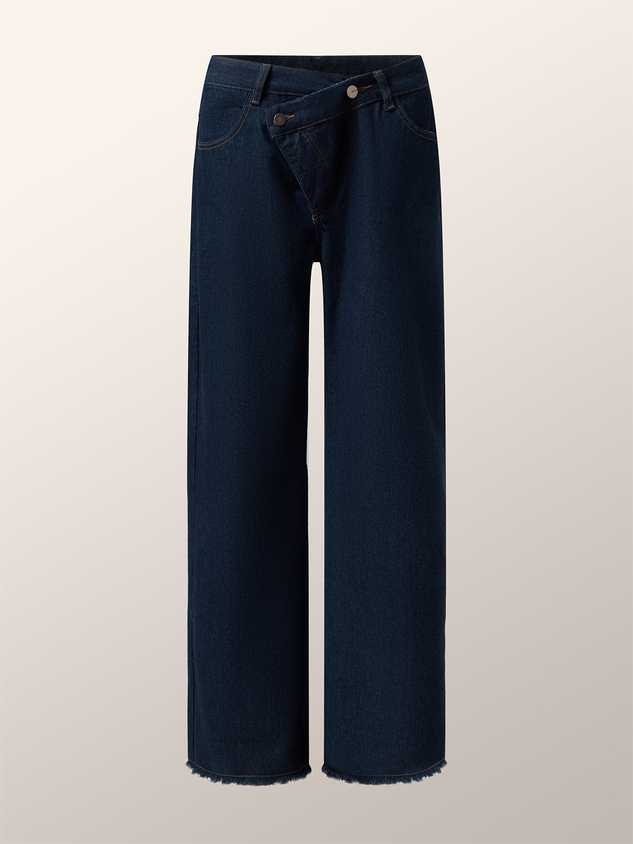 Urban Loose Heavyweight Denim Long Jeans Straight pants