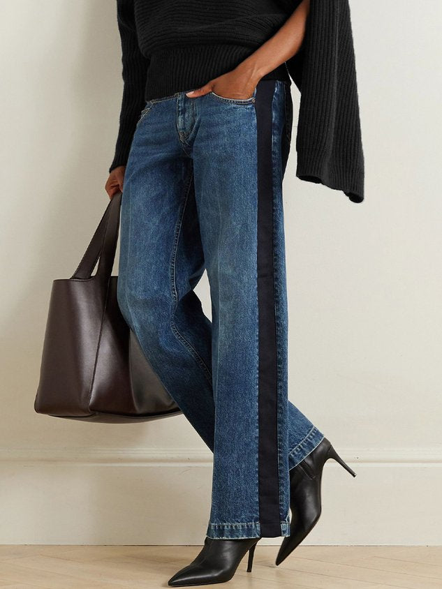 Urban Color Block Regular Fit Jeans