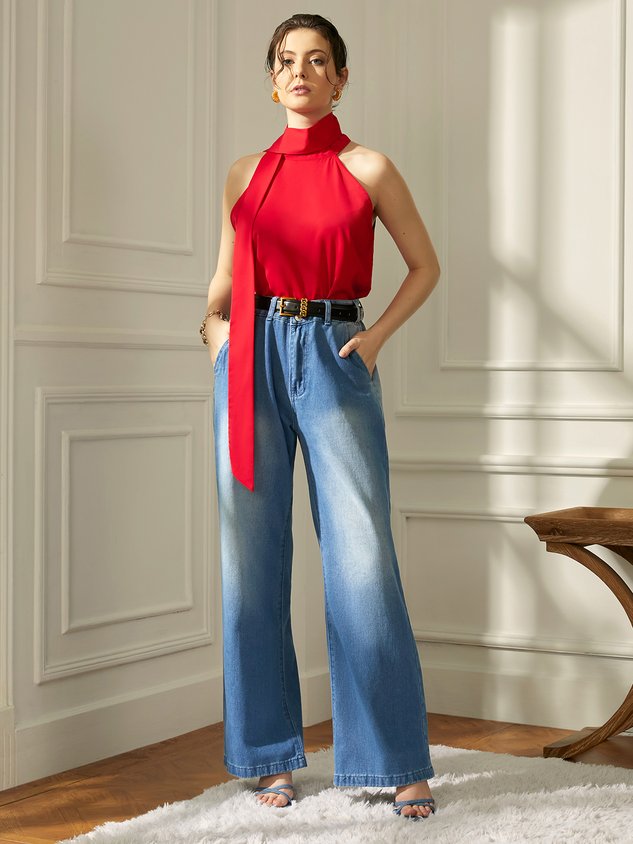 Denim Plain Urban Jeans