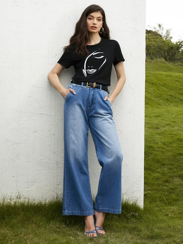Denim Plain Urban Jeans