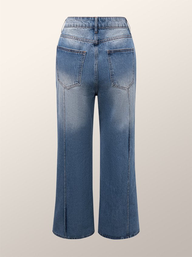 Daily Denim Regular Fit Plain Casual Jeans
