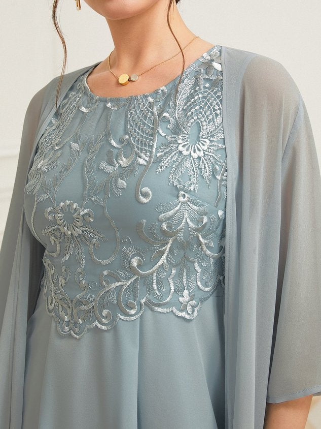 Loose Elegant Plain Two-Piece Set