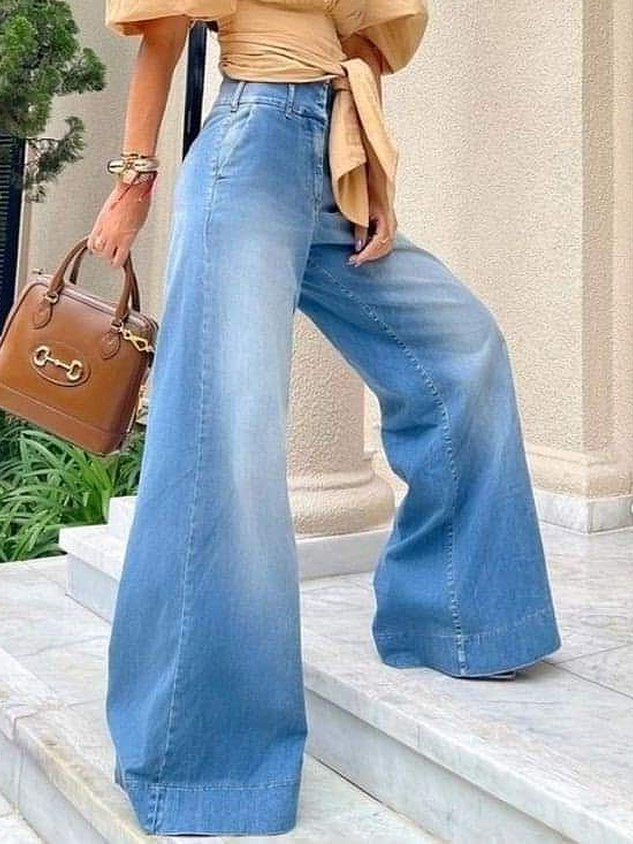 Denim Plain Urban Jeans