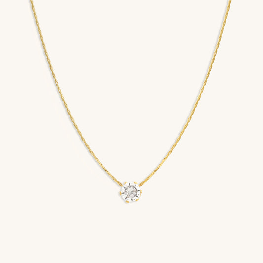 Dainty Diamond Necklace(Pack of 2)- 18K Gold Plated